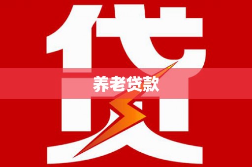 扶绥养老贷款